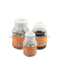 Tapas terminales de cable d.2,3mm - 500 unidades, azul