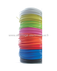 Carcasa del cable de freno de teflón - 30 m, d. 5 mm, naranja