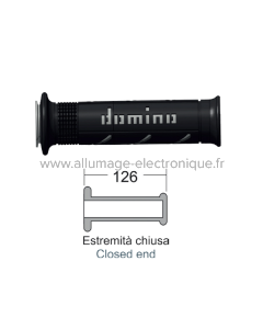 Puños DOMINO mx2 maxiscooter Negro/Gris