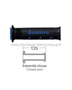 Puños DOMINO xm2 maxiscooter Negro/Azul