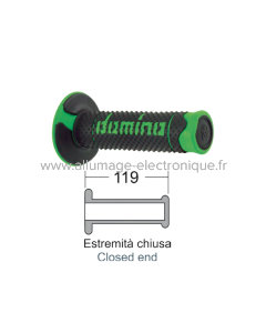 DOMINO Puños mano blanda negro/verde