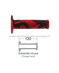 DOMINO Puños serpiente rojo/negro