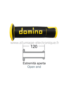 Puños DOMINO Road-Racing negro/amarillo