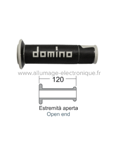 Puños DOMINO Road-Racing negro/gris