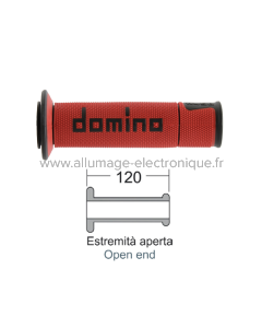 Puños DOMINO Road-Racing rojo/negro