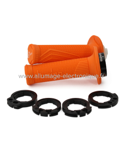 DOMINO Puños D-lock naranja con virola D10046C4500A9-0 - Naranja
