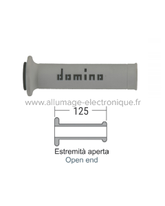 Puños de carretera DOMINO gris/negro