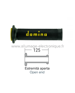 Puños de carretera DOMINO Negro/amarillo