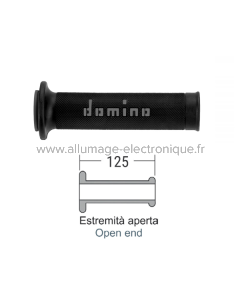 Puños de carretera DOMINO Negro/gris