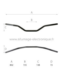Manillar de carretera Domino L - 807 mm
