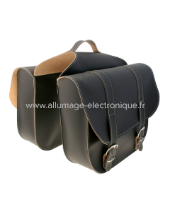 Bolsa portaequipajes BISACCIA ECOPELLE - negro