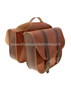 Bolsa portaequipajes BISACCIA ECOPELLE - marrón