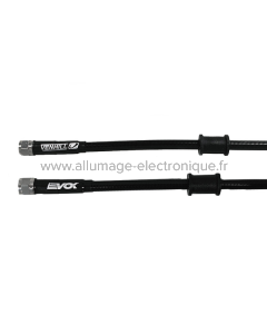 MANGUERA DE FRENO DE 315 MM - TUERCAS GIRATORIAS BSP DE 1/8 - NEGRAS