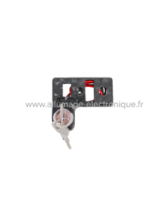 Tapa llave luces Evok Iron Switch prisma carbon Vespa 50 Special Con interruptor de llave