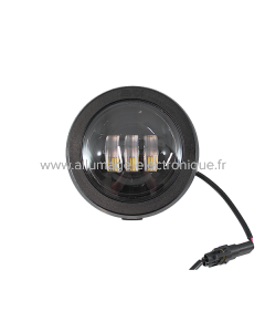 Luz Completa Delantera Sin Ángel Eyes Fondo Negro Hierro led EVOK Piaggio Vespa HP fl 50-125cc