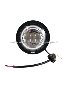 Luz led completa delantera Fondo cromado Evok Iron led para Piaggio SI FL2