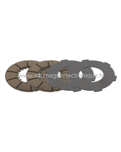 Serie Completa Discos Embrague con infradiscos Vespa 98/125 V1-15T/V30-33T/Ape A1-15T FERODO FCS0723/2