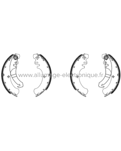 Zapatas de freno FERODO FSB886EF