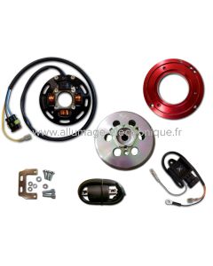 kit encendido + iluminación para Husqvarna 125 y 175 Flecha plateada (1955 - 1965) - 210k312