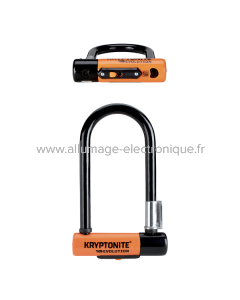 Candado U-Lock MINI-9 - negro naranja