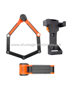 Candado plegable EVOLUTION 790 - negro naranja