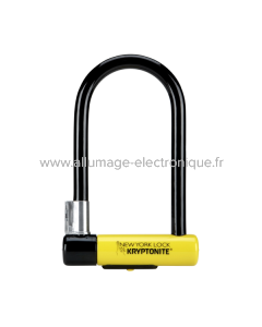 Candado U-Lock NEW YORK STANDARD - negro amarillo