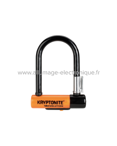 Candado en U EVOLUTION MINI-5 - naranja negro