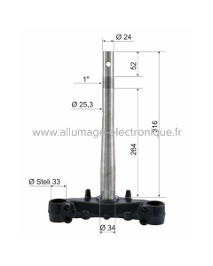 Dirección horquilla delantera RMS Honda Sh 125-150cc