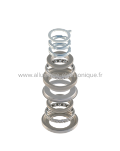 RMS Juego completo de cojinetes de dirección Piaggio Beverly 125-250cc