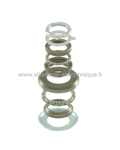 RMS Juego completo de cojinetes de dirección Piaggio Mp3 yourban erl 125-300cc 2011/2012