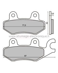 Sinter Pastillas Freno Sinter-Tech Kymco Dink 50cc