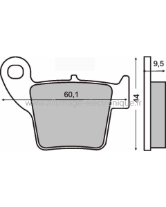 Pastillas Freno Sinter-Tech Honda CR 250cc