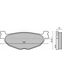 Pastillas Freno Sinter-Tech Yamaha Majesty 400cc/T-max 500cc