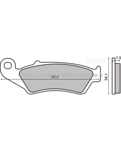 Pastillas Freno Sinter-Tech Honda CR 125-250cc
