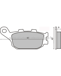 Pastillas Freno Sinter-Tech Honda Jazz 250cc