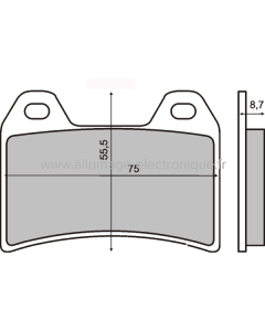 Pastillas Freno Sinter-Tech Ducati Monster 400cc