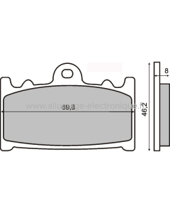 Pastillas Freno Sinter-Tech Suzuki Cobra 250cc