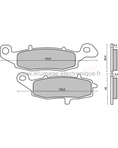 Pastillas Freno Sinter-Tech Kawasaki KLR 650cc