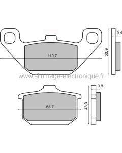 Pastillas Freno Sinter-Tech Kawasaki EL 250