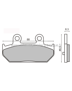 Pastillas Freno Sinter-Tech Suzuki Burgman 400cc