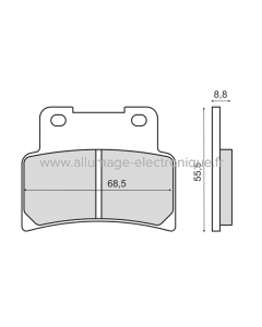Pastillas Freno Sinter-Tech Aprilia RS 125cc