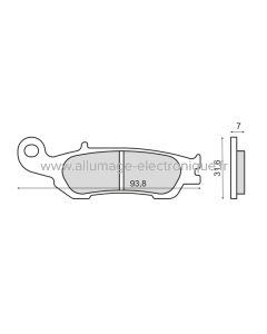 Pastillas Freno Sinter-Tech Yamaha YZ 250cc