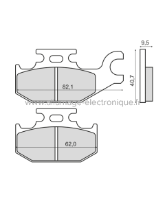 Pastillas Freno Sinter-Tech Suzuki Burgman 200cc