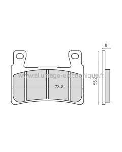 Pastillas Freno Sinter-Tech Honda CBR 600RR