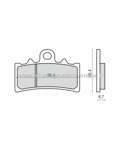Pastillas Freno Sinter-Tech KTM Duke 125cc