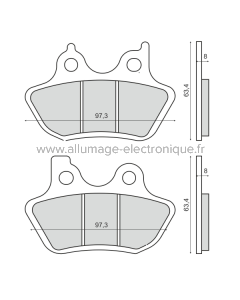 Pastillas Freno Sinter-Tech Harley Davidson XL R Sportster