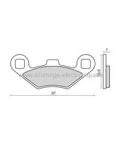 Pastillas Freno Sinter-Tech Peugeot Metropolis 400