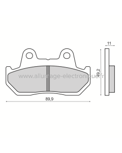 Pastillas Freno Sinter-Tech Honda CB 125cc