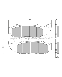 Pastillas Freno Sinter-Tech Fantic Enduro-Motard