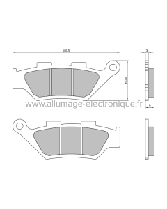 Pastillas Freno Sinter-Tech Benelli TRK 502